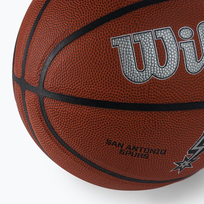 Wilson NBA Team Alliance San Antonio Spurs баскетбол кафяв WTB3100XBSAN 3