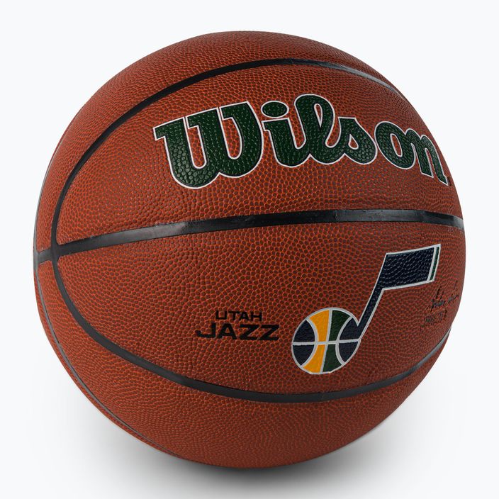 Wilson NBA Team Alliance Utah Jazz кафява баскетболна топка WTB3100XBUTA 2