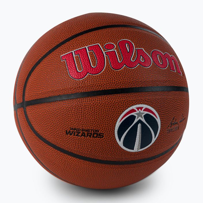 Wilson NBA Team Alliance Washington Wizards баскетбол кафяв WTB3100XBWAS 2