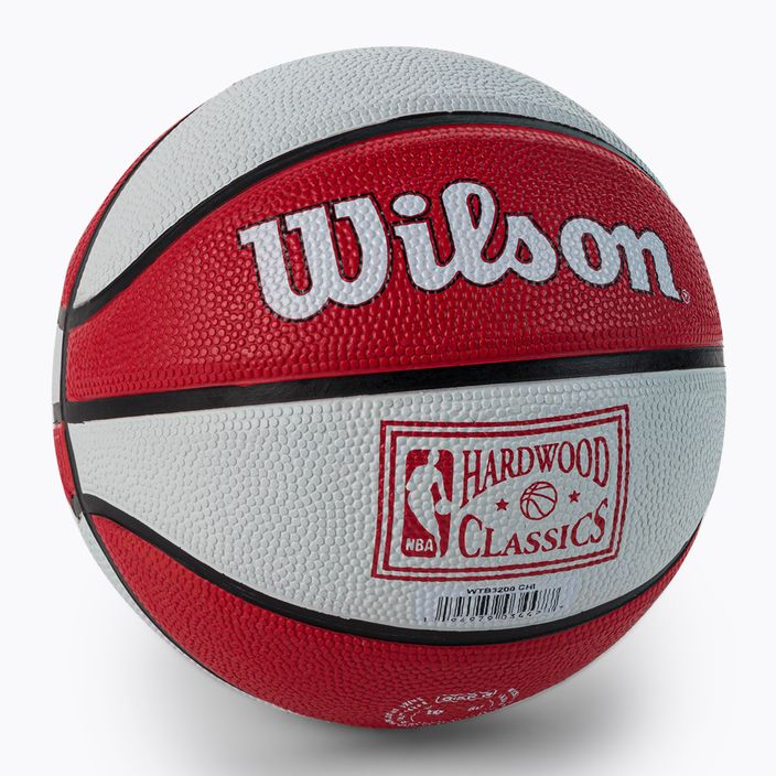 Мини баскетбол Wilson NBA Team Retro Mini Chicago Bulls червен WTB3200XBCHI 2