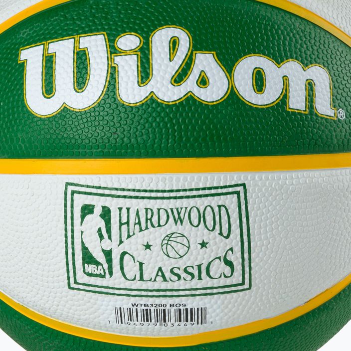 Мини баскетбол Wilson NBA Team Retro Mini Boston Celtics green WTB3200XBBOS 3
