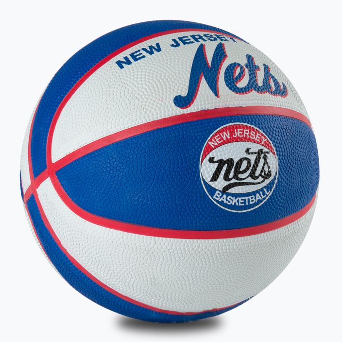 Мини баскетбол Wilson NBA Team Retro Mini Brooklyn Nets blue WTB3200XBBRO 2