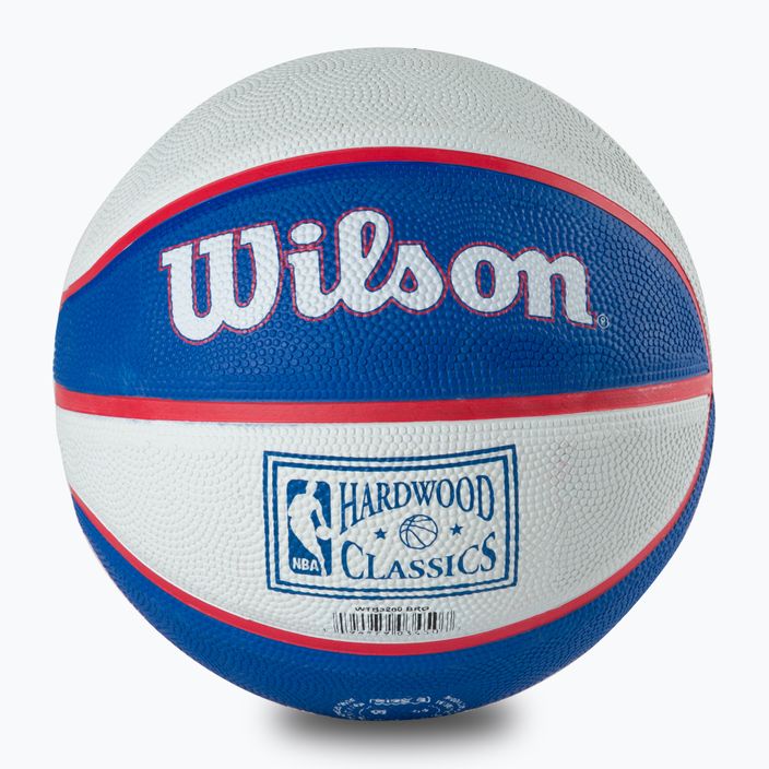 Мини баскетбол Wilson NBA Team Retro Mini Brooklyn Nets blue WTB3200XBBRO 4