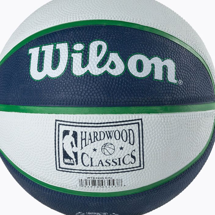 Мини баскетбол Wilson NBA Team Retro Mini Dallas Mavericks тъмносин WTB3200XBDAL 3