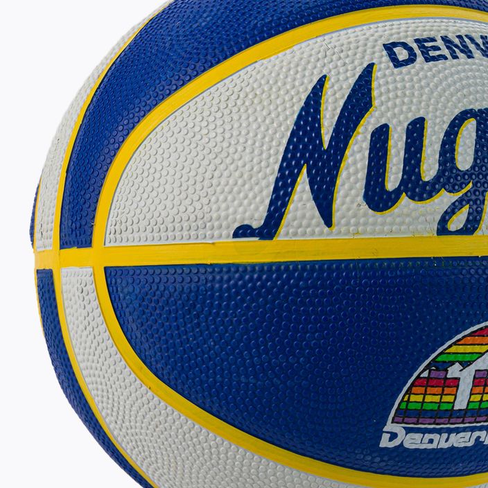 Wilson NBA Team Retro Mini Denver Nuggets баскетбол син WTB3200XBDEN 3