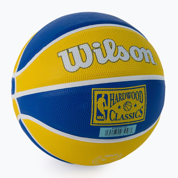 Мини баскетбол Wilson NBA Team Retro Mini Indiana Pacers yellow WTB3200XBIND 2