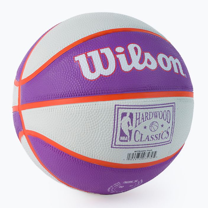 Мини баскетбол Wilson NBA Team Retro Mini Phoenix Suns purple WTB3200XBPHO 2
