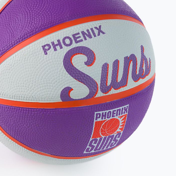Мини баскетбол Wilson NBA Team Retro Mini Phoenix Suns purple WTB3200XBPHO 3