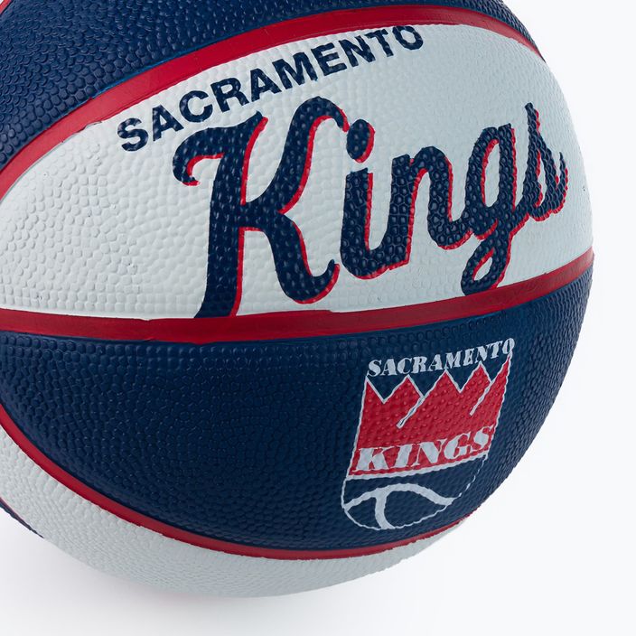 Wilson NBA Team Retro Mini Sacramento Kings баскетбол тъмно синьо WTB3200XBSAC 3