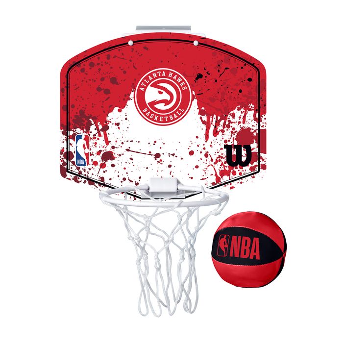 Баскетболен комплект Wilson NBA Team Mini Hoop Atlanta Hawks 2