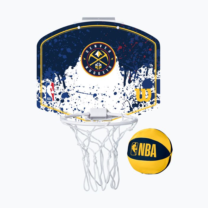 Wilson NBA Team Mini Hoop Denver Nuggets Баскетболен комплект
