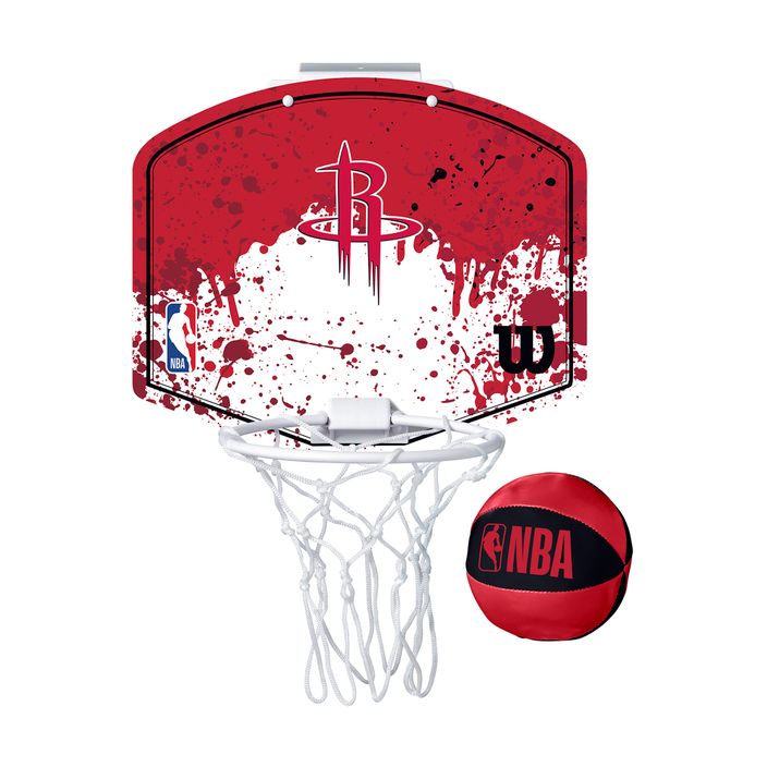 Баскетболен комплект Wilson NBA Team Mini Hoop Houston Rockets 2