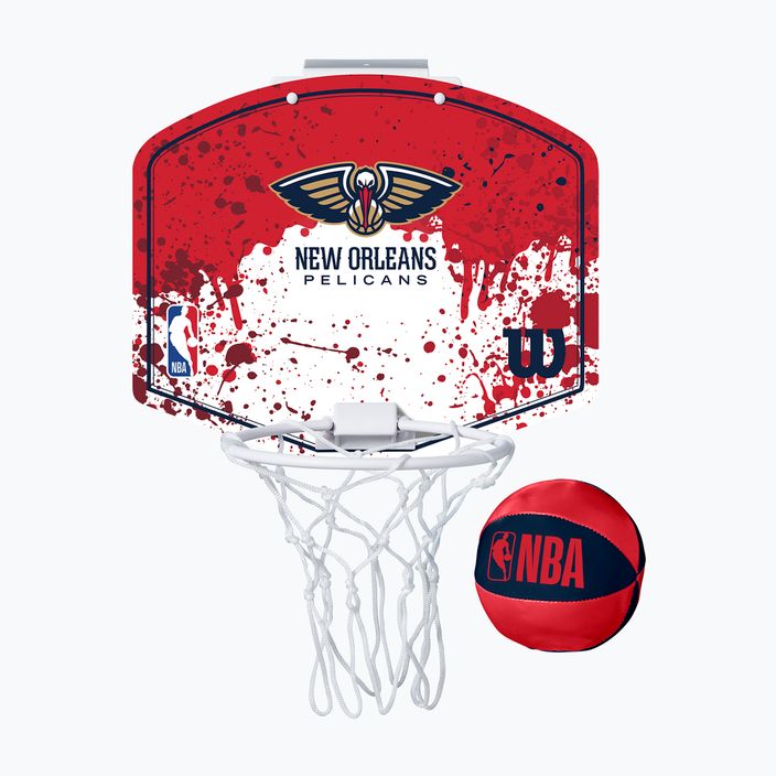Wilson NBA Team Mini Hoop New Orleans Pelicans Баскетболен комплект
