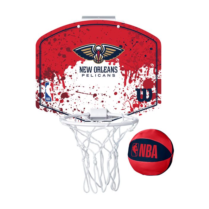 Wilson NBA Team Mini Hoop New Orleans Pelicans Баскетболен комплект 2