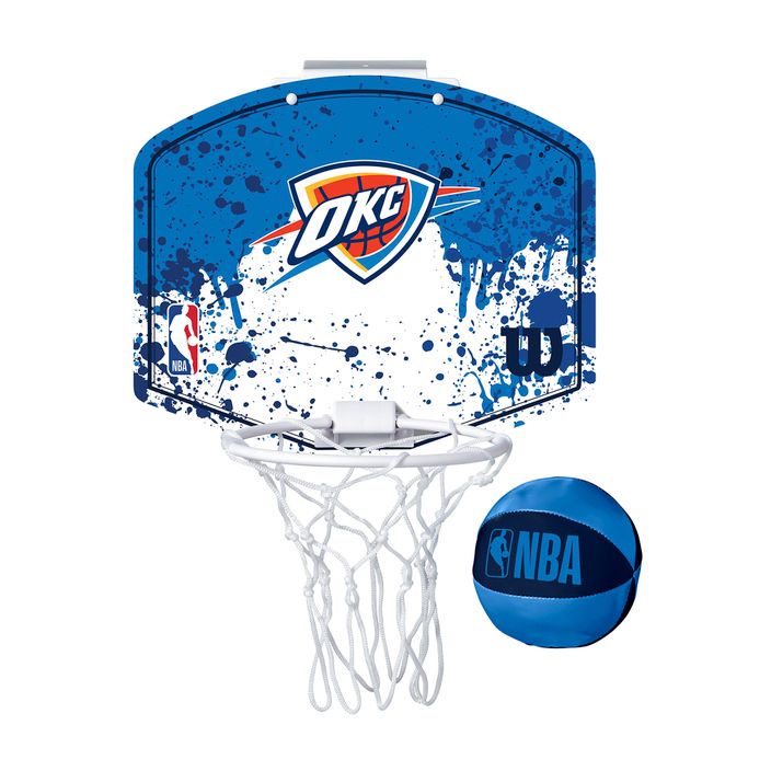 Баскетболен комплект Wilson NBA Team Mini Hoop Oklahoma City Thunder 2