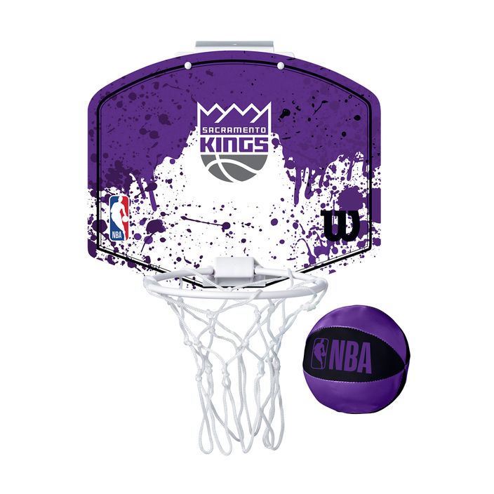 Wilson NBA Team Mini Hoop Sacramento Kings баскетболен комплект 2