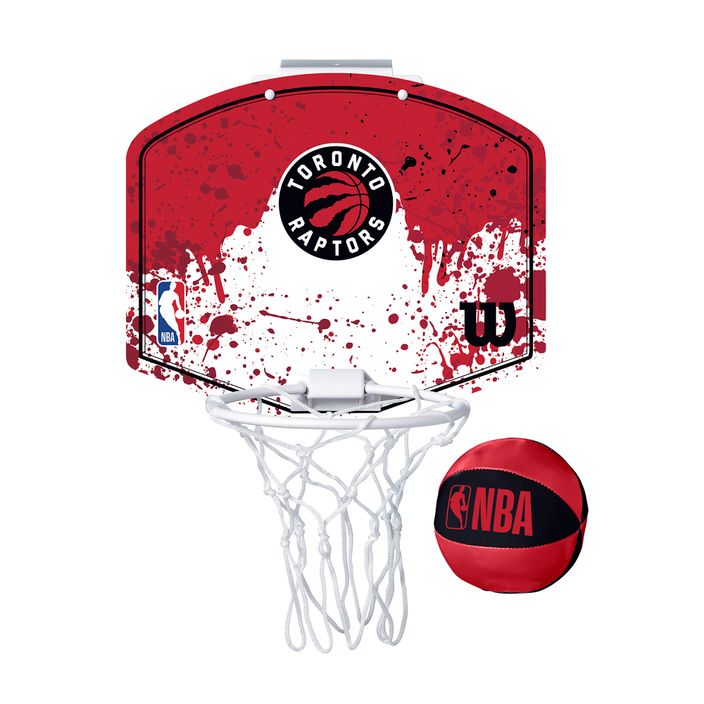 Баскетболен комплект Wilson NBA Team Mini Hoop Toronto Raptors 2