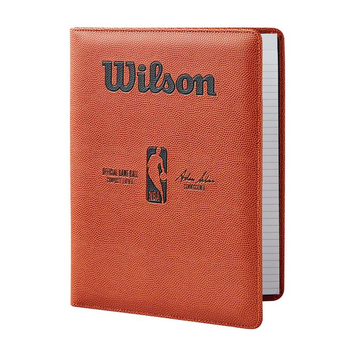 A4 Wilson NBA Padfolio кафяв 2