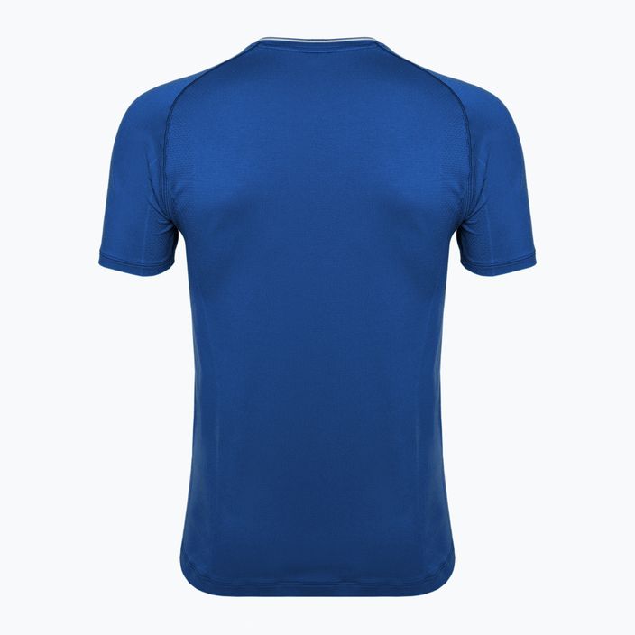 Мъжка безшевна риза Wilson Team Crew royal blue 2