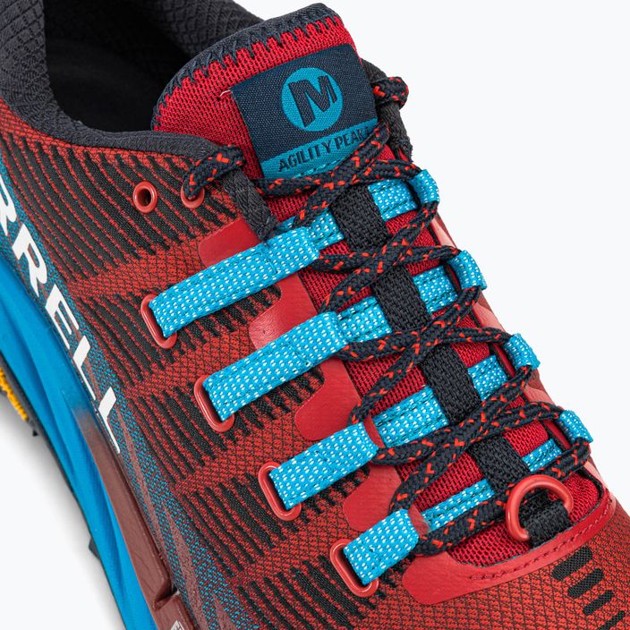 Мъжки обувки за бягане Merrell Agility Peak 4 червено-сини J067463 8