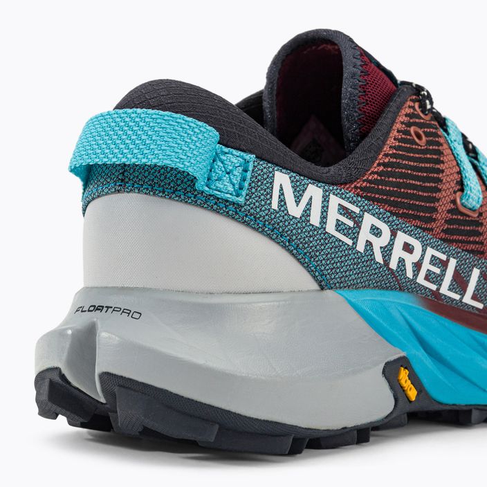 Merrell Agility Peak 4 дамски обувки за бягане бордо-синьо J067546 9