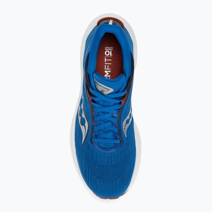 Мъжки обувки за бягане Saucony Triumph 21 cobalt/silver 5