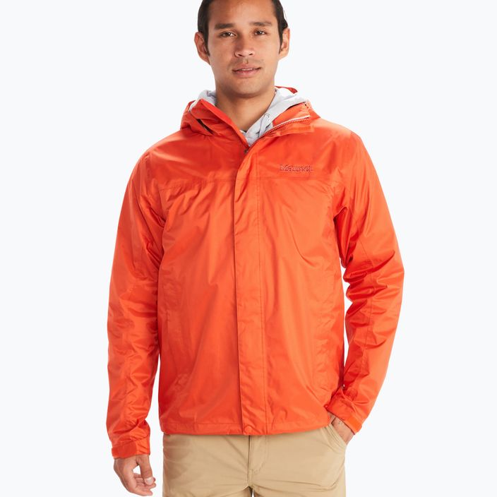 Marmot PreCip Eco мъжко дъждобранно яке оранжево 415005972 3
