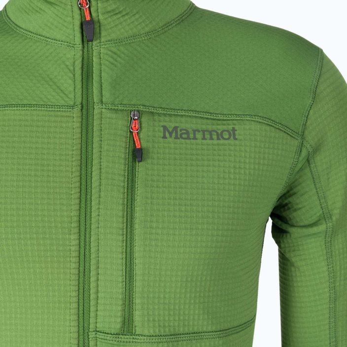 Мъжки суитшърт Marmot Preon от полар зелен M11783 3