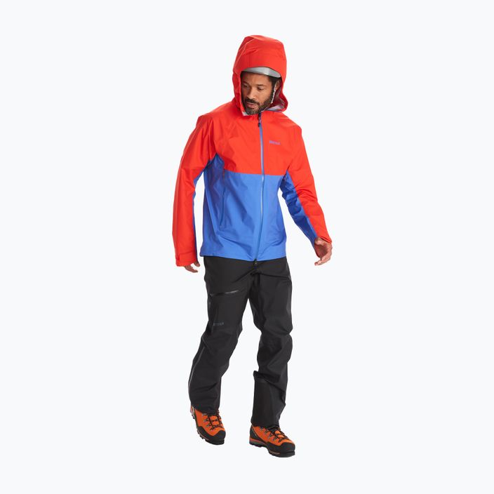 Marmot Mitre Peak GTX мъжко дъждобранно яке червено-синьо M12685-21750 3