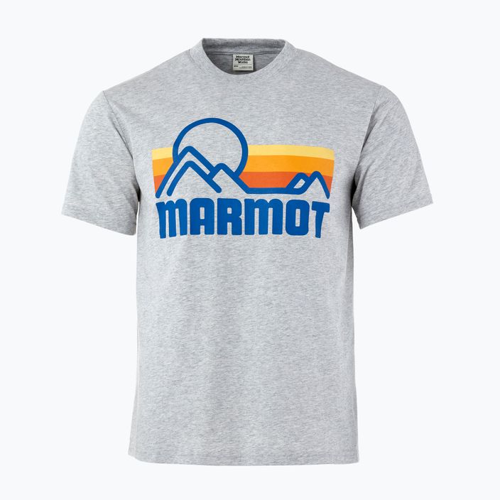 Мъжка тениска Marmot Coastal light grey heather 3
