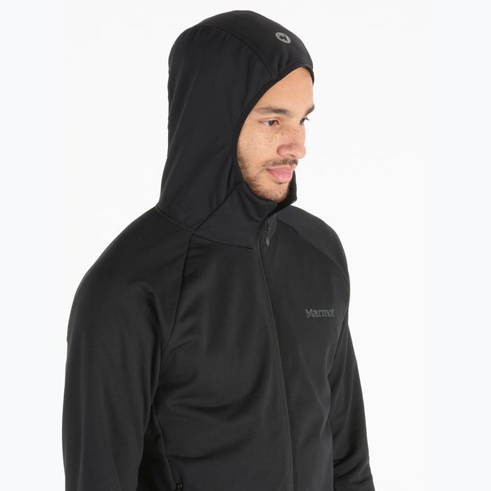 Мъжки суитшърт от полар Marmot Leconte Full Zip Hoody black 4