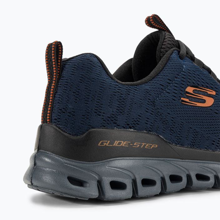 Мъжки обувки за тренировка SKECHERS Glide-Step Fasten Up тъмносиньо/черно 9