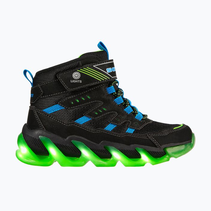 Детски обувки SKECHERS Mega-Surge Flash Breeze black/blue/lime 9
