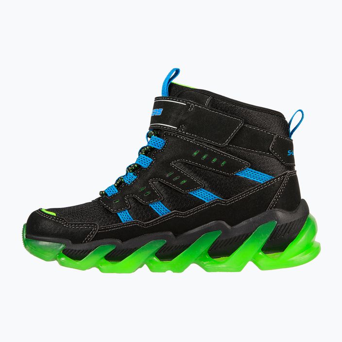 Детски обувки SKECHERS Mega-Surge Flash Breeze black/blue/lime 10