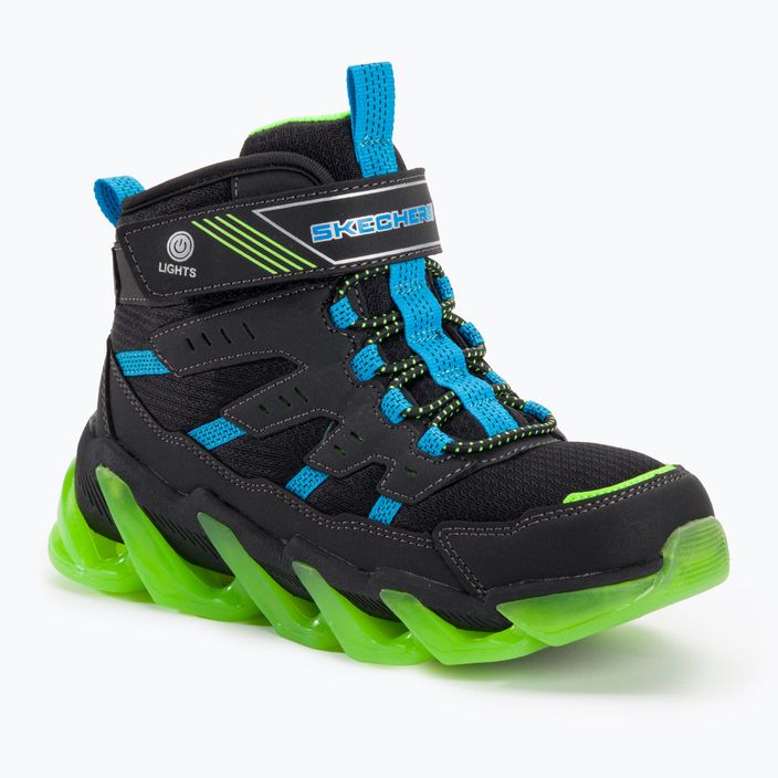Детски обувки SKECHERS Mega-Surge Flash Breeze black/blue/lime