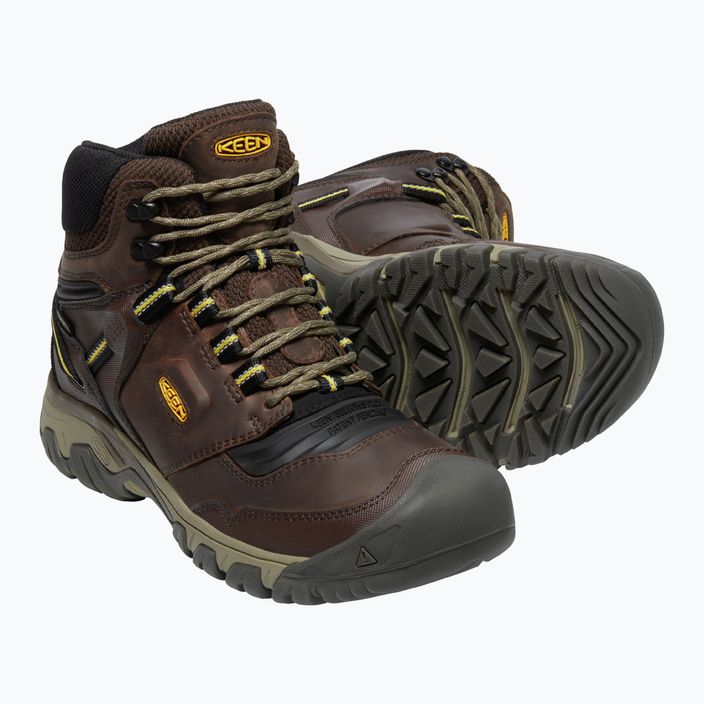 KEEN Ridge Flex Mid мъжки обувки за трекинг кафяви 1026614 13