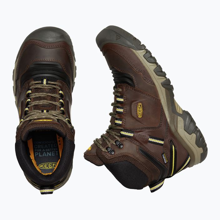 KEEN Ridge Flex Mid мъжки обувки за трекинг кафяви 1026614 14
