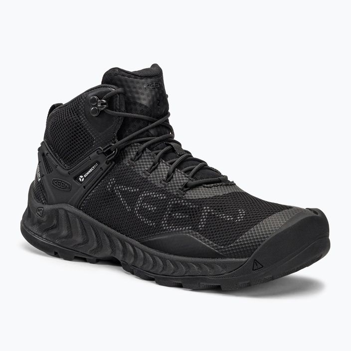 Мъжки ботуши за трекинг KEEN Nxis Evo Mid WP triple black