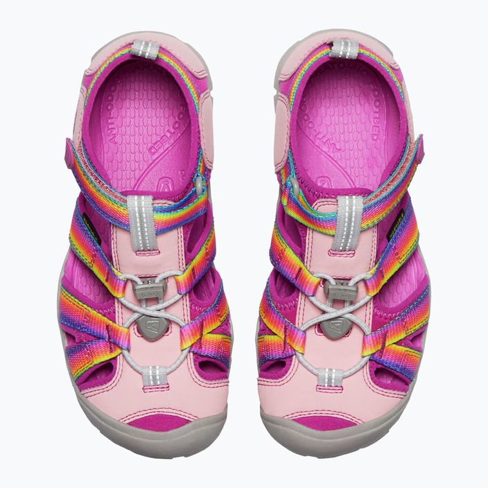 Детски сандали за трекинг Keen Seacamp II CNX в розов цвят 1027421 11