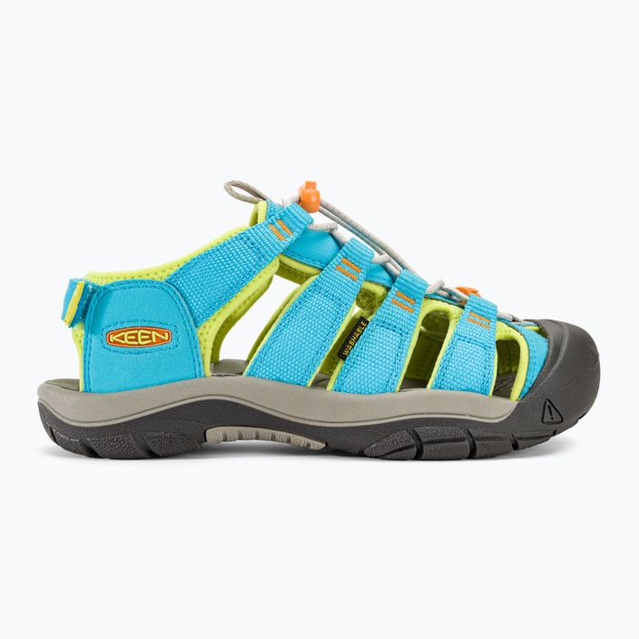 Младежки сандали KEEN Newport Boundless blue atoll/daiquiri green 2