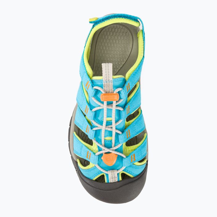 Младежки сандали KEEN Newport Boundless blue atoll/daiquiri green 6