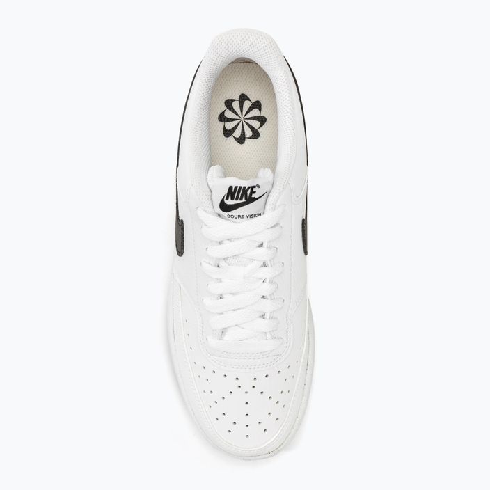 Nike Court Vision Low Next Nature мъжки обувки бяло/черно/бяло 5