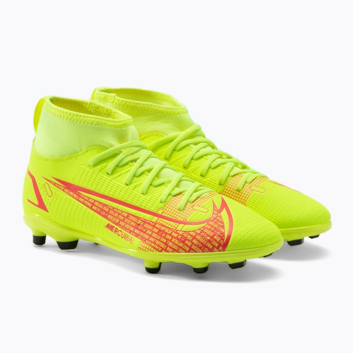 Детски футболни обувки Nike Superfly 8 Club FG/MG Jr жълти CV0790-760 5