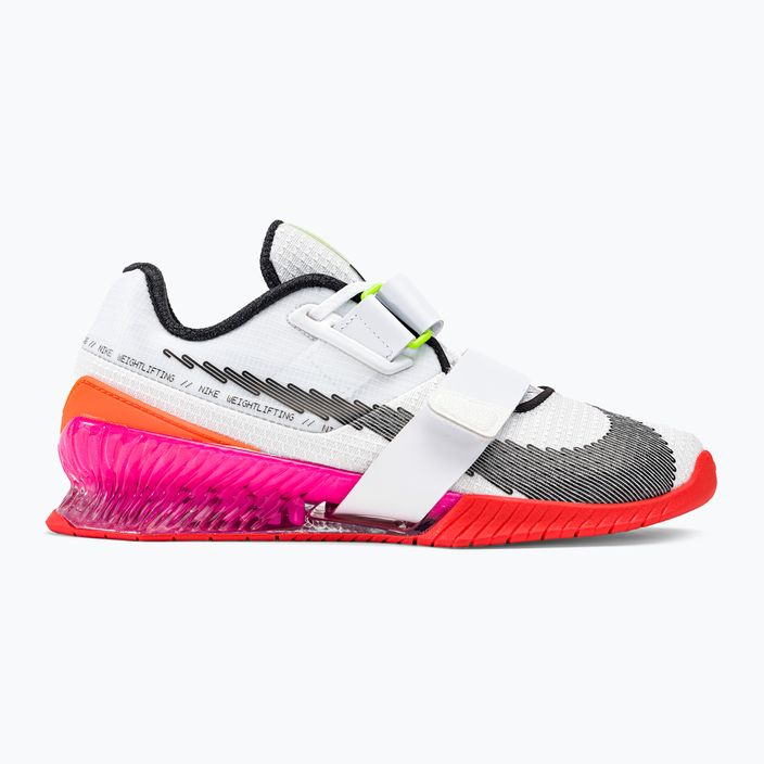 Nike Romaleos 4 Olympic Colorway обувки за вдигане на тежести бяло/черно/ярко малиново 2