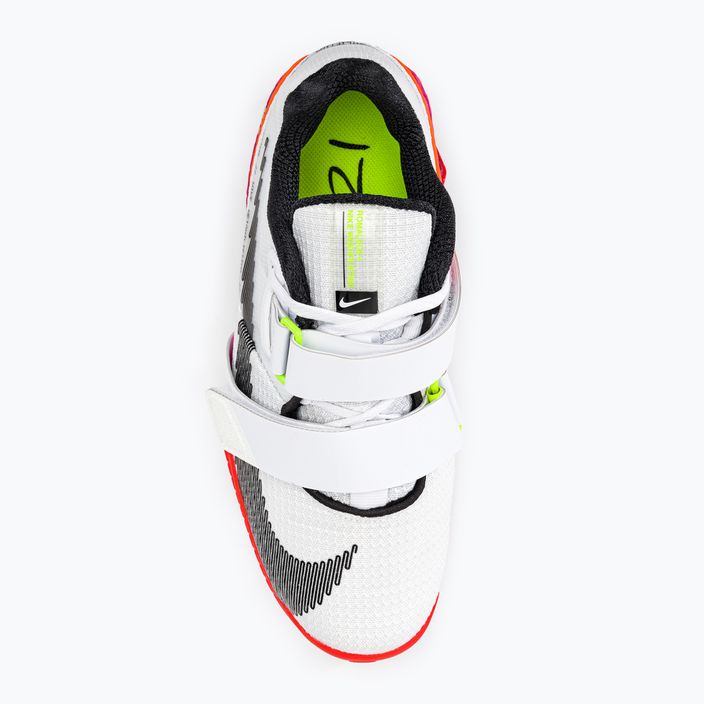 Nike Romaleos 4 Olympic Colorway обувки за вдигане на тежести бяло/черно/ярко малиново 6