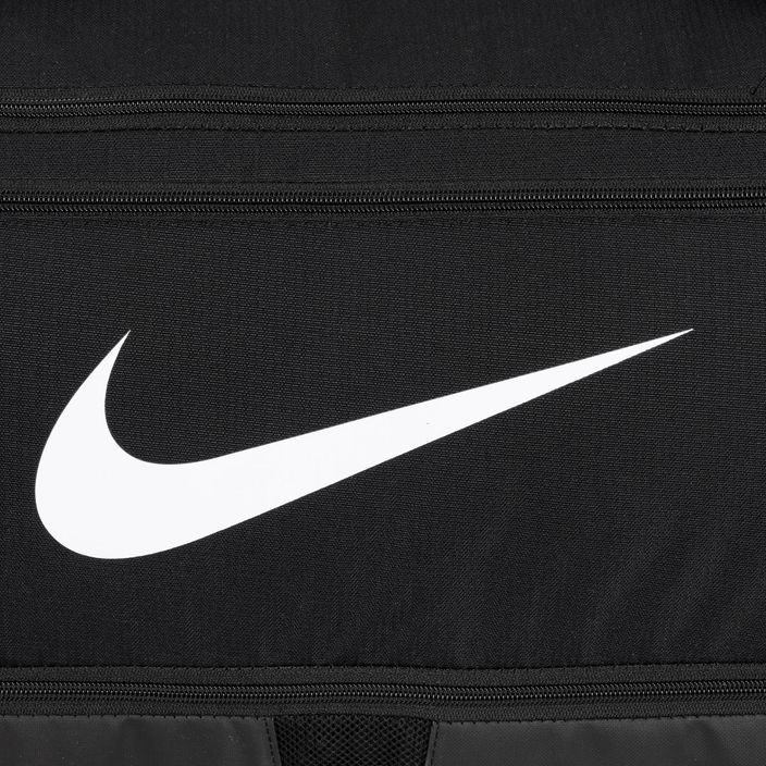 Nike Brasilia тренировъчна чанта 9.5 60 л черно/черно/бяло 5