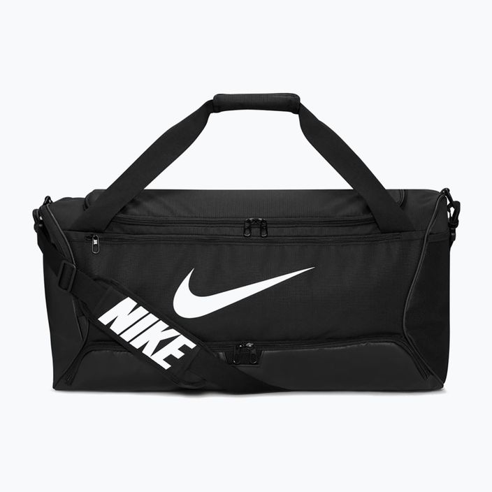 Nike Brasilia тренировъчна чанта 9.5 60 л черно/черно/бяло