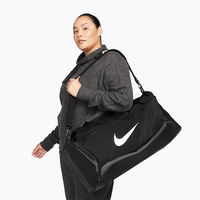 Nike Brasilia тренировъчна чанта 9.5 60 л черно/черно/бяло 2