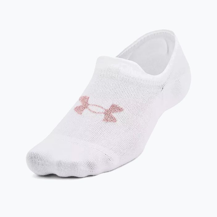 Under Armour Ultra Lo 3Pk чорапи бяло/ретро розово 2
