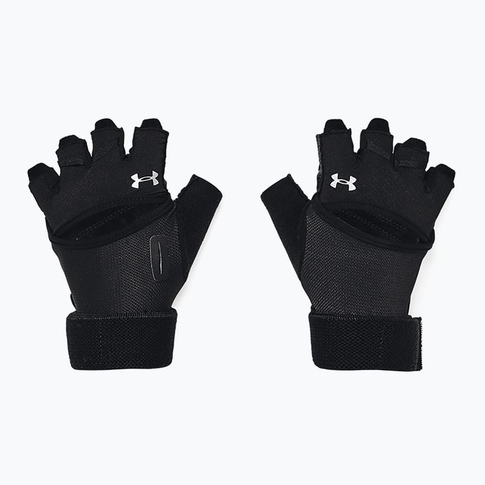 Under Armour M'S Тежкоатлетически тренировъчни ръкавици за жени черни/черни/сребърни